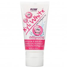 Now Foods, Kids Toothpaste (85г), зубна паста-гель для дітей, зі смаком жувальної гумки