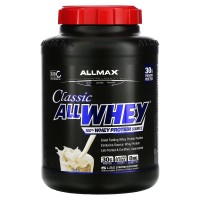 AllMax, AllWhey Classic (2.27 кг), концентрат + ізолят сироватки, ваніль