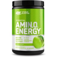 Optimum Nutrition, Essential Amino Energy (30 порц.), аминокислоты ВСАА + EAA, зеленое яблоко