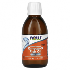 Now Foods, Omega-3 Fish Oil (200 мл), омега-3 концентрат