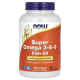 Now Foods, Super Omega 3-6-9 (180 капс.), омега 3-6-9 концентрат