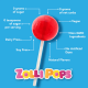 Zollipops, The Clean Teeth Pops (22-23 ​​шт.), льодяники для чищення зубів
