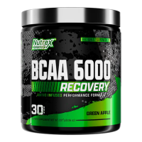 Nutrex, BCAA 6000 (30 порц.), амінокислоти ВСАА 2:1:1 зелене яблуко