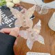 Заколка для волосся "Крабик-Метелик", ніжно розовий 6х6 см