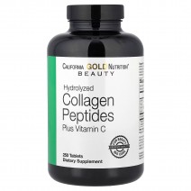 CGN, Hydrolyzed Collagen + Vitamin C (250 таб.), колаген тип 1 та 3