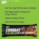 MusclePharm, Combat Protein Bar (54г), протеїнові батончики, шоколадна арахісова олія