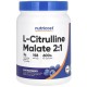 Nutricost, L-Citrulline Malate 2:1 (600г), цитрулін малат, блакитна малина