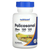 Nutricost, Policosanol 25 мг (120 капс.), поликозанол, для сосудов