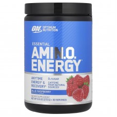 Optimum Nutrition, Essential Amino Energy (30 порц.), амінокислоти ВСАА блакитна малина