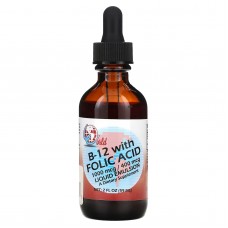 World Organic, B -12 With Folic Acid (59 мл) вітамін B12 та фолієва кислота