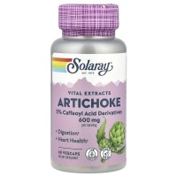Solaray, Artichoke (60 капс.), артишок