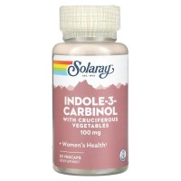 Solaray, Indole-3-Carbinol 100 мг (30 капс.), індол-3-карбінол