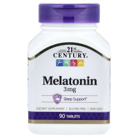 21st Century, Melatonin 3 мг (90 таб.), мелатонін