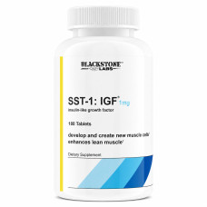 Blackstone Labs, SST-1: IGF-1 (180 таб.), харчова добавка для набору м'язової маси