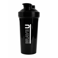 Brave U, Shaker Bottle Black (500 мл), черный