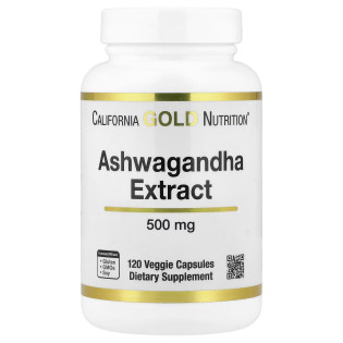 CGN, Ashwagandha 500 мг (120 капс.), ашваганда