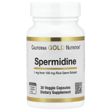 CGN, Spermidine 1 мг (30 капсул), спермидин для активного долголетия и здорового старения