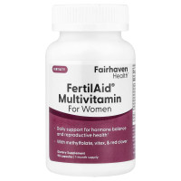 Fairhaven Health, FertilAid for women (90 капс.), женские витамины для фертильности