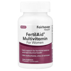 Fairhaven Health, FertilAid for women (90 капс.), женские витамины для фертильности