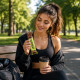 FitWin, Vegan Bar Coffee & Salted Caramel (60г), протеїновий батончик без цукру, 1 шт. кава і солона карамель