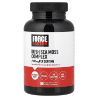 Force Factor, Irish Sea Moss Complex (90 капс.), ірландський морський мох, фукус та корінь лопуха