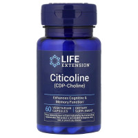 Life Extension, Citicoline CDP Choline 250 мг (60 капс.), цитиколін, холін