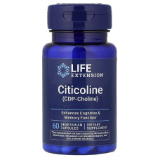 Life Extension, Citicoline (CDP-Choline) 250 мг (60 капс.), цитиколин, холин