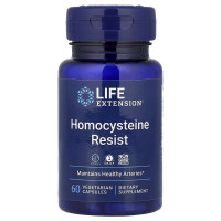 Life Extension, Homocysteine Resist (60 капсул), комплекс вітамінів B для підтримки рівня гомоцистеїну