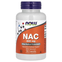 Now Foods, NAC 600 мг (100 капс.), N-ацетилцистеин