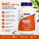 Now Foods, NAC 600 мг (250 капс.), N-ацетилцистеин, N-Acetyl Cysteine