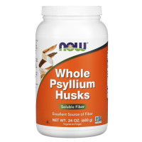 Now Foods, Whole Psyllium Husks (680г), клетчатка из подорожника