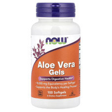 Now Foods, Aloe Vera (100 капс.), алоэ вера