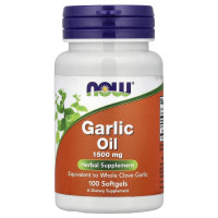 Now Foods, Garlic Oil 1500 мг (100 капс.), часникова олія