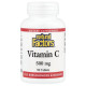 Natural Factors, Vitamin C-500 (90 таб.), вітамін С