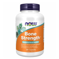 Now Foods, Bone Strength (120 капс.), комплекс кальцію для кісток, зубів і суглобів