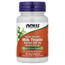 Now Foods, Milk Thistle Extract 300 мг (30 капс.), экстракт расторопши, силимарин