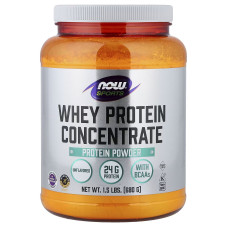 Now Foods, Sports, Whey Protein Concentrate (680 г), cывороточный протеин без вкуса