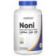Nutricost, Noni 1000 мг (240 капс.), сік ноні