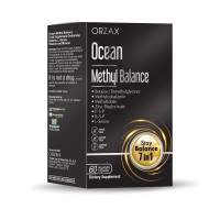 Orzax, Ocean Methyl Balance (60 капс.), комплекс вітамінів групи B для підтримки нервової системи, енергії та обмінних процесів в організмі