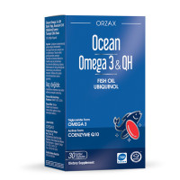 Orzax, Ocean Omega-3 & QH (30 капсул), омега-3 + коэнзим Q10