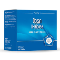 Orzax, Ocean D-Ribose 5000 мг (30 пакетиков), D-рибоза