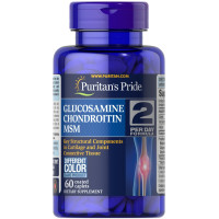 Puritan's Pride, Glucosamine Chondroitin MSM (60 таб.), глюкозамін хондроитин MSM