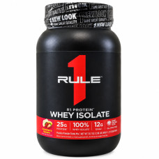 Rule 1, R1 Protein Isolate (900г), изолят сыворотки, клубника-банан