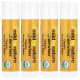 Mild By Nature, Sierra Bees Organic Honey Lip Balm (4 шт.), органічний бальзам для губ, з медом