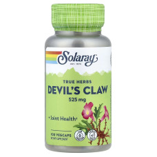 Solaray, Devils Claw (100 капс.), коготь дьявола, гарпагофитум