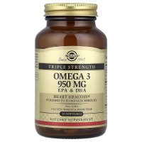 Solgar, Triple Strength Omega-3 950 мг (50 капс.), омега-3