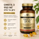 Solgar, Triple Strength Omega-3 950 мг (50 капс.), омега-3