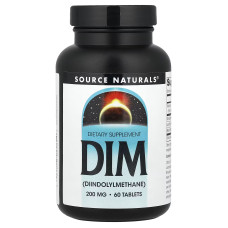 Source Naturals, DIM 200 (60 таб.), дииндолилметан, дііндолілметан