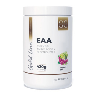 Sport Generation, Gold Line EAA + Electrolytes (420 г), EAA амінокислоти з електролітами, малина-лайм