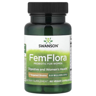 Swanson, FemFlora Probiotic for Women (60 капсул), пробіотик для жінок